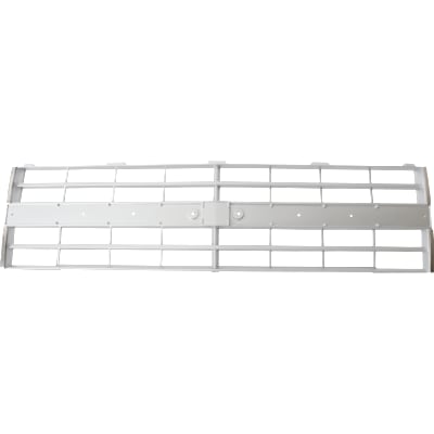 New Grille Assembly, Silver Shell and Insert For 1985-1988 Chevrolet K20 C10