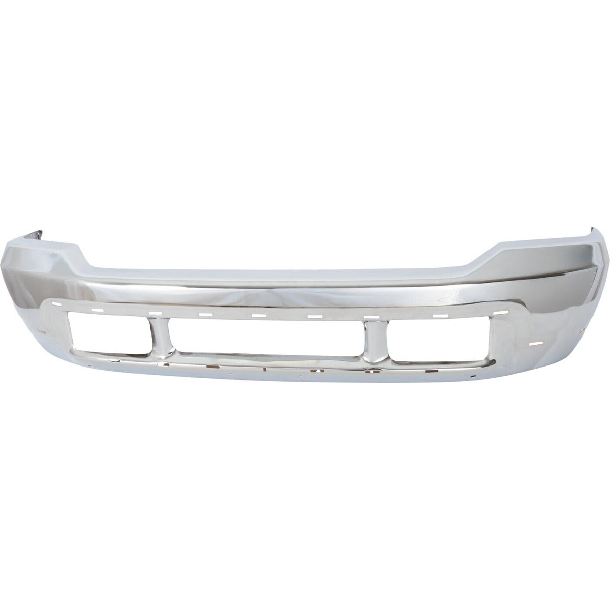 New Front Bumper Shell Fascia Steel Chrome For 1999-2004 Ford F250 F350 Super Duty