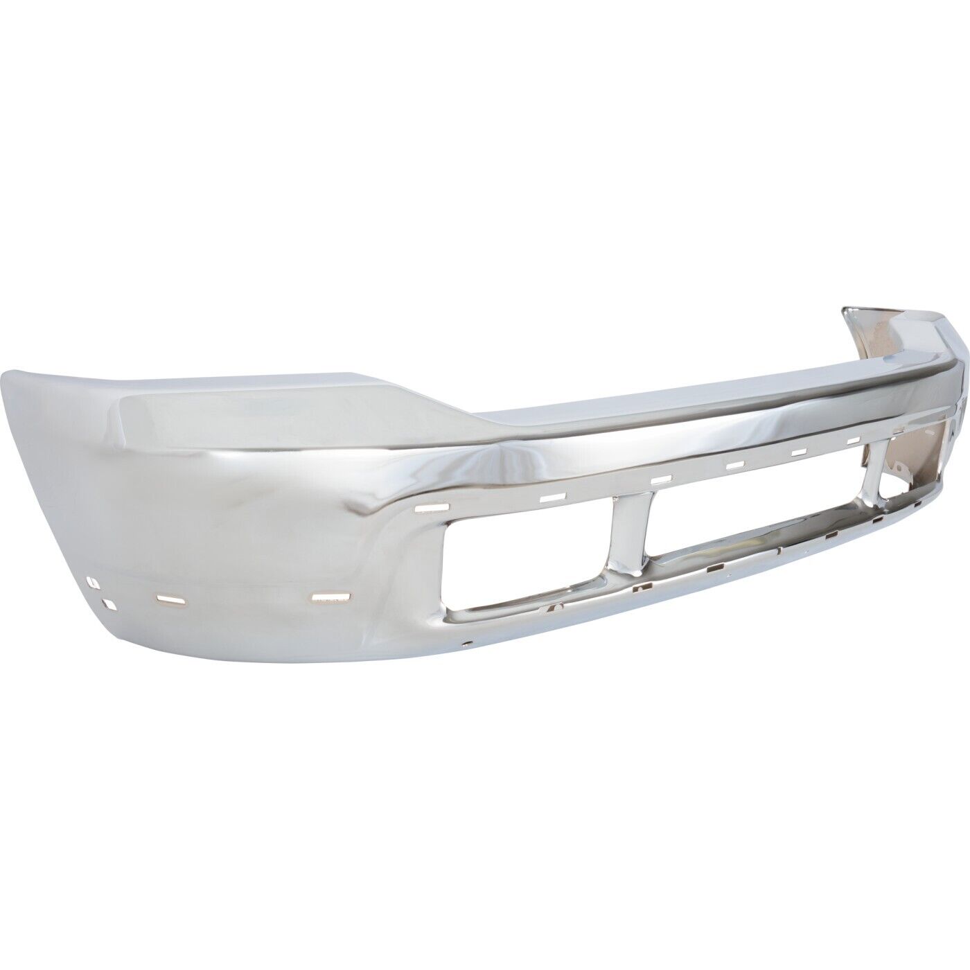 New Front Bumper Shell Fascia Steel Chrome For 1999-2004 Ford F250 F350 Super Duty